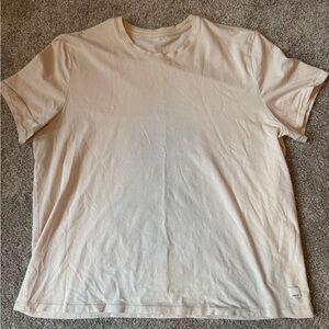 Vuori Women's Light Beige Short Sleeve Tee